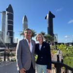 Visita gobernador Américo Villarreal empresa  SpaceX en Texas