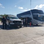 Presencia y vigilancia de la Guardia Estatal en Centrales de Autobuses