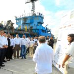Supervisa gobernador avances del Puerto del Norte en Matamoros