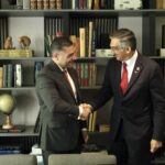 Tratan Américo Villarreal y Omar García Harfuch temas de seguridad en Tamaulipas