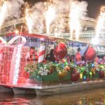 Disfrutan Tampiqueños Mágico Desfile Náutico Navideño en el Paseo La Cortadura