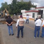 Atiende COMPA SUR de manera oportuna un socavón en el Bordo de Protección