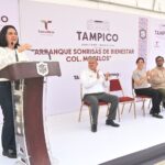 Lleva Mónica Villarreal «Sonrisas del Bienestar» a la Colonia Morelos