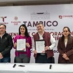 Suscriben Convenio COMAPA SUR y Municipio de Tampico para fortalecer las actividades del Cuerpo de Bomberos