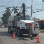 Notable mantenimiento a la red hidrosanitaria de COMAPA SUR en Ciudad Madero