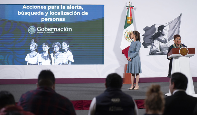 Presidenta Claudia Sheinbaum presenta reformas para combatir el delito de desaparición como la creación de la Plataforma Única de Identidad