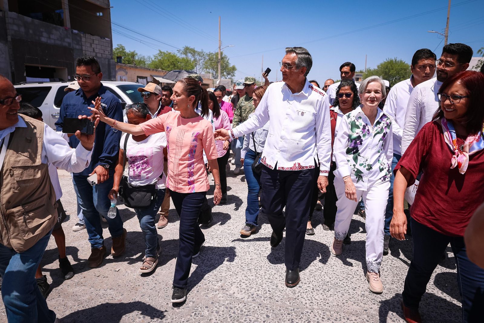Llega presidenta Claudia Sheinbaum a Reynosa y anuncia apoyos para familias damnificadas por lluvias