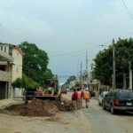 Avanza COMAPA SUR en rehabilitación del sistema de drenaje