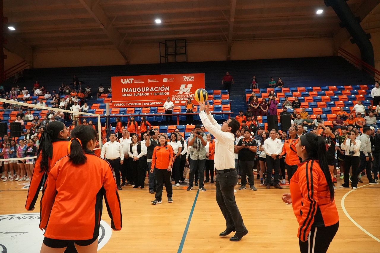 Inaugura Dámaso Anaya el Primer Torneo de la Liga Deportiva “UAT Transforma”