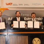 Rector de la UAT formaliza alianzas para impulsar certificaciones internacionales