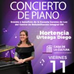 Invita DIF Tampico a Espectacular Concierto de Piano con Causa