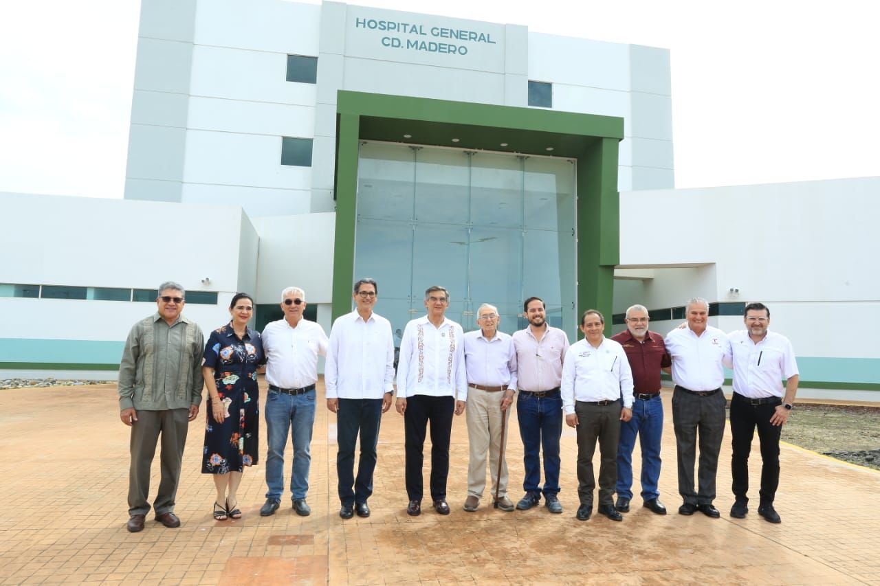 Supervisa Américo Villarreal avances del nuevo Hospital General de Ciudad Madero