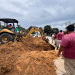 Respuesta oportuna de COMAPA SUR a colapso de colector en la zona norte de Tampico