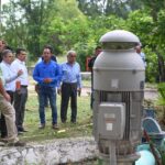 Supervisa alcalde los manantiales de La Peñita.
