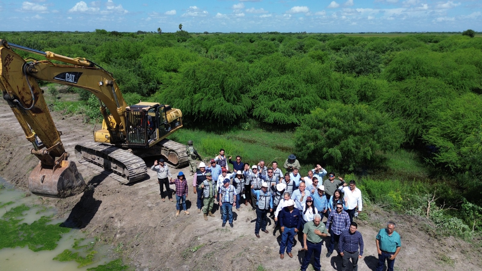 Comienzan obras de modernización en el sistema hídrico de los distritos de riego 025 y 026 de Tamaulipas