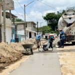 Continúan trabajos de rehabilitación de vialidades con acciones promovidas por COMAPA SUR