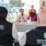 Atiende Mónica Villarreal a pobladores afectados por desbordamiento de Río Tamesí