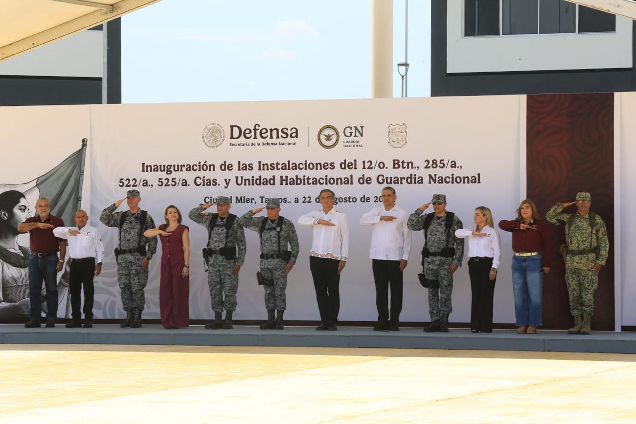 Inaugura Américo instalaciones de la Guardia Nacional en Ciudad Mier para reforzar seguridad regional