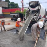 COMAPA SUR acelera reposición de pavimentos tras obras hidrosanitarias
