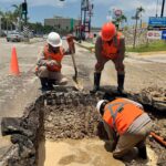 COMAPA SUR avanza en la atención de fugas y rehabilitación de drenaje, bajo la visión del Gobernador Américo Villarreal