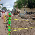 Avanza COMAPA SUR en la rehabilitación de colector sanitario en la zona centro de Ciudad Madero