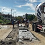 COMAPA SUR mejora la red sanitaria y repone pavimento en el Fraccionamiento Castores