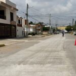 COMAPA Sur entrega pavimentación en la colonia Unidad Nacional tras rehabilitar colector sanitario