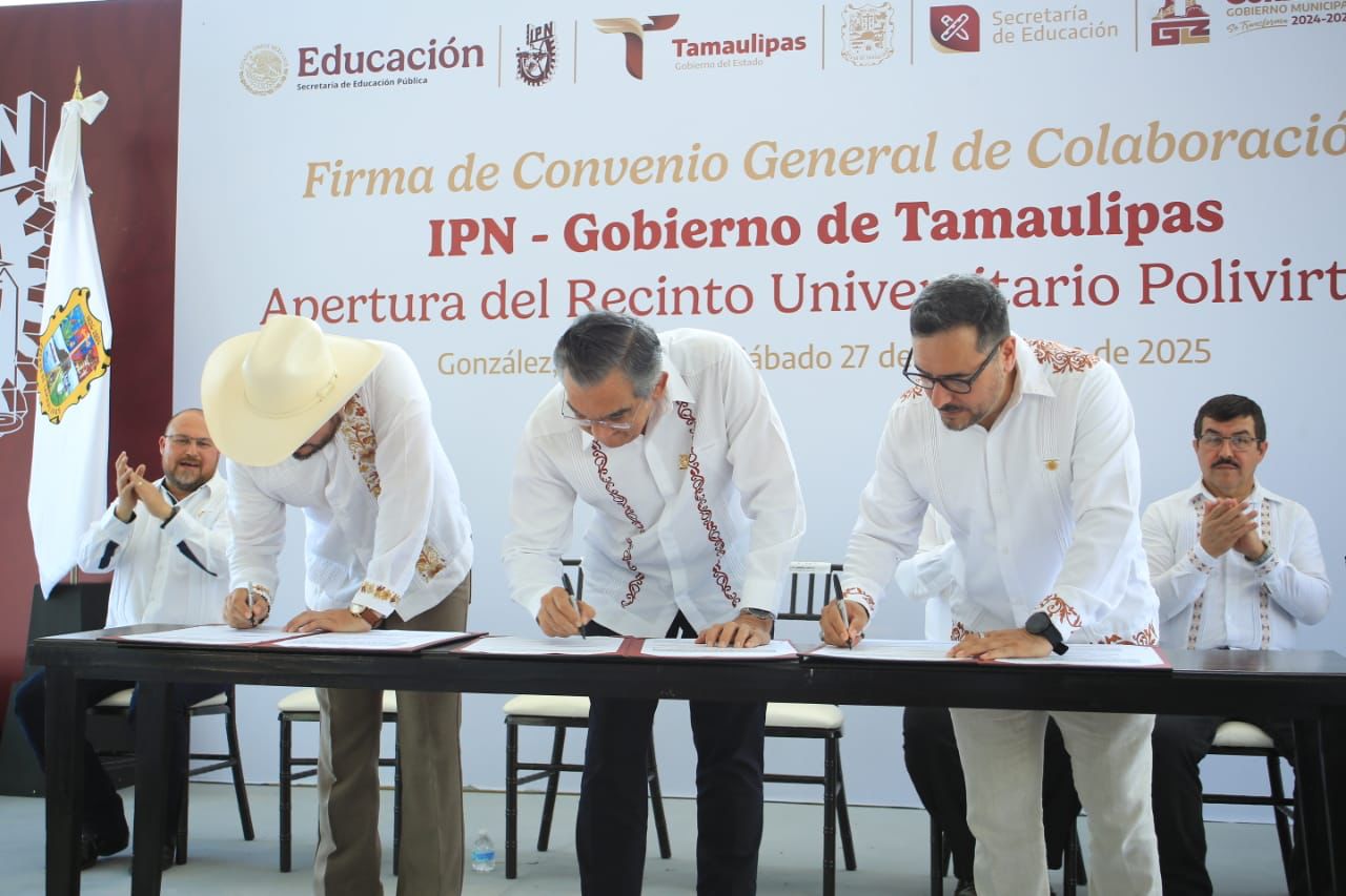 Tamaulipas y el IPN inauguran primer Recinto Universitario Polivirtual en México