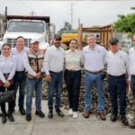 Mónica Villarreal Anaya y autoridades estatales recorren obras prioritarias de infraestructura hidráulica en Tampico