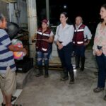Mónica Villarreal Anaya brinda apoyos alimentarios a familias cercanas a la margen del río Pánuco