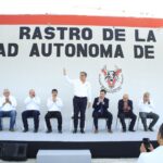 Américo Villarreal recibe ampliación de certificación TIF para el rastro de la UAT