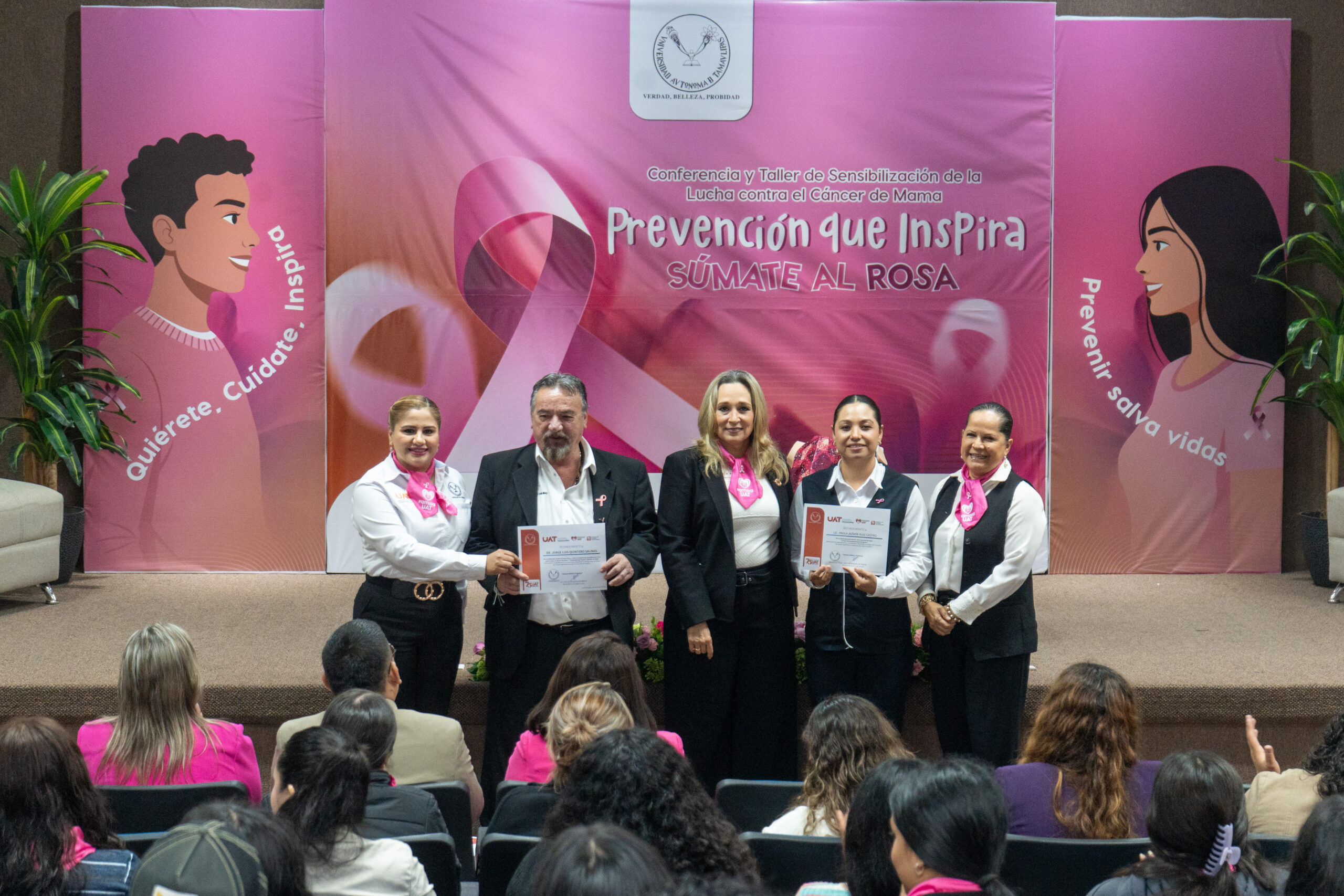 Promueve la UAT prevención y sensibilización sobre el cáncer de mama