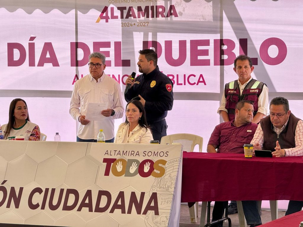 Respalda Armando Martínez a Bomberos Voluntarios de Altamira