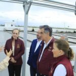 Supervisa Américo rehabilitación de tratadora de aguas residuales en Nuevo Laredo