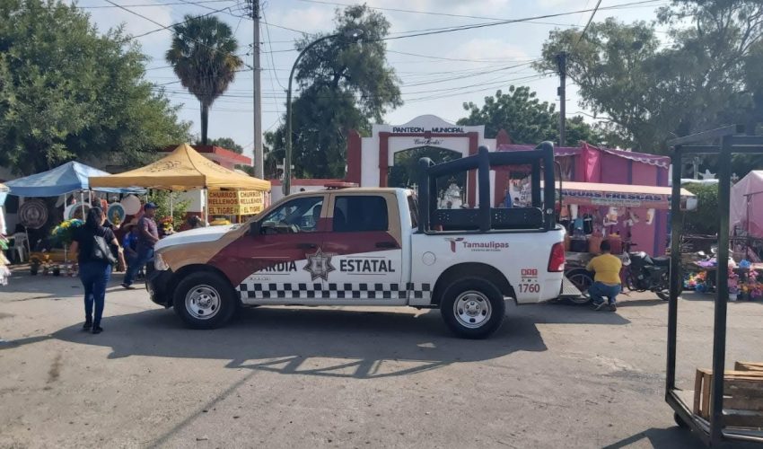Despliega SSPT operativo de seguridad por Día de Muertos en Tamaulipas