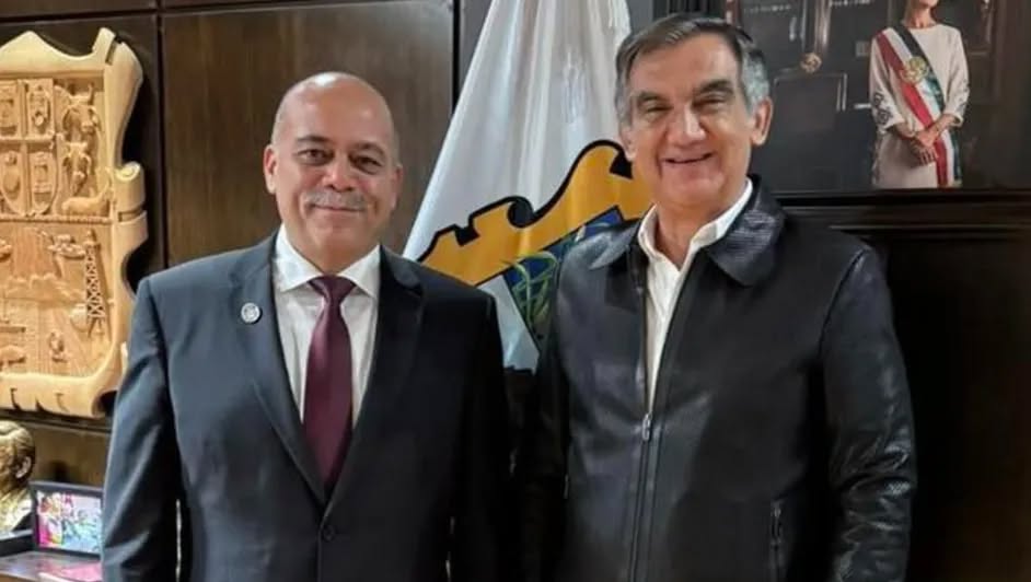 Américo Villarreal recibe al nuevo Fiscal General de Justicia de Tamaulipas, Jesús Eduardo Govea