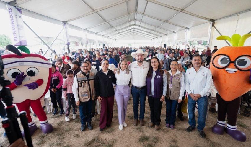 Beneficia DIF Tamaulipas a familias de González con la Feria Mercado de Alimentos