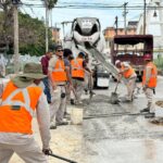 Avanzan en el sur de Tamaulipas los trabajos de reposición de pavimento a cargo de COMAPA SUR