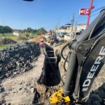 COMAPA SUR rehabilita colector de drenaje en la colonia Candelario Garza de Ciudad Madero
