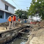 COMAPA SUR rehabilita línea general de drenaje en la colonia Del Bosque