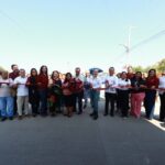 Carmen Lilia entrega obras viales en Valles de Anáhuac