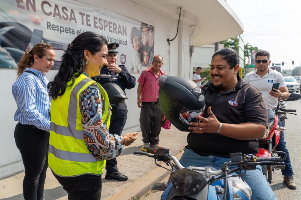 Impulsa y fortalece Mónica Villarreal Anaya la seguridad vial en Tampico