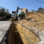 COMAPA SUR rehabilita drenaje sanitario para resolver afectaciones en Colinas de Universidad