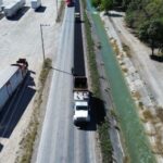 Realiza gobierno de Américo trabajos de conservación en carretera estatal Estación Calles-Xicoténcatl