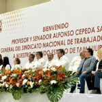 Reconoce Arnulfo Rodríguez el apoyo del Gobernador al Magisterio Tamaulipeco.