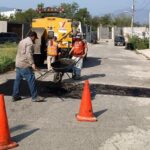 Lleva Municipio programa de bacheo a toda la ciudad.