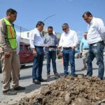 Supervisa alcalde rehabilitación de fugas y limpieza de drenes pluviales en Victoria.