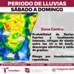 Protección Civil Tamaulipas alerta por ingreso del Frente Frío No. 43
