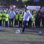 Supervisa Américo Villarreal proyectos productivos y deportivos en el sur de Tamaulipas