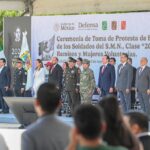 Asiste alcalde de Victoria a ceremonia de toma de protesta de jóvenes del SMN.